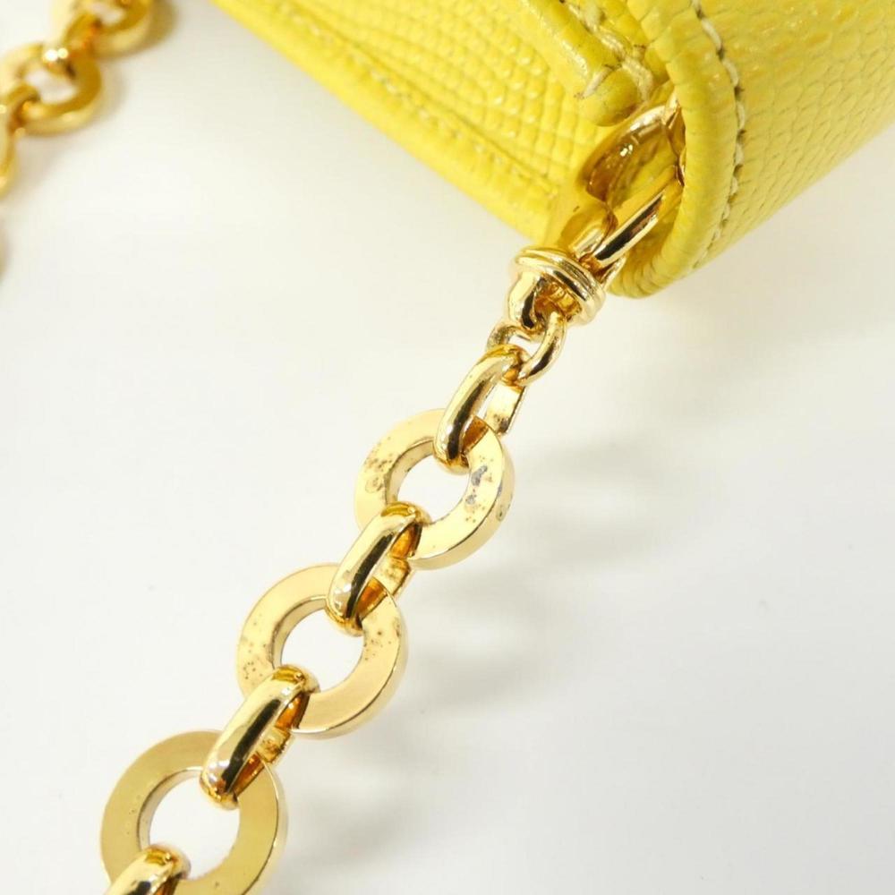 SALVATORE FERRAGAMO Yellow Shoulder Bag - Picture 7 of 10
